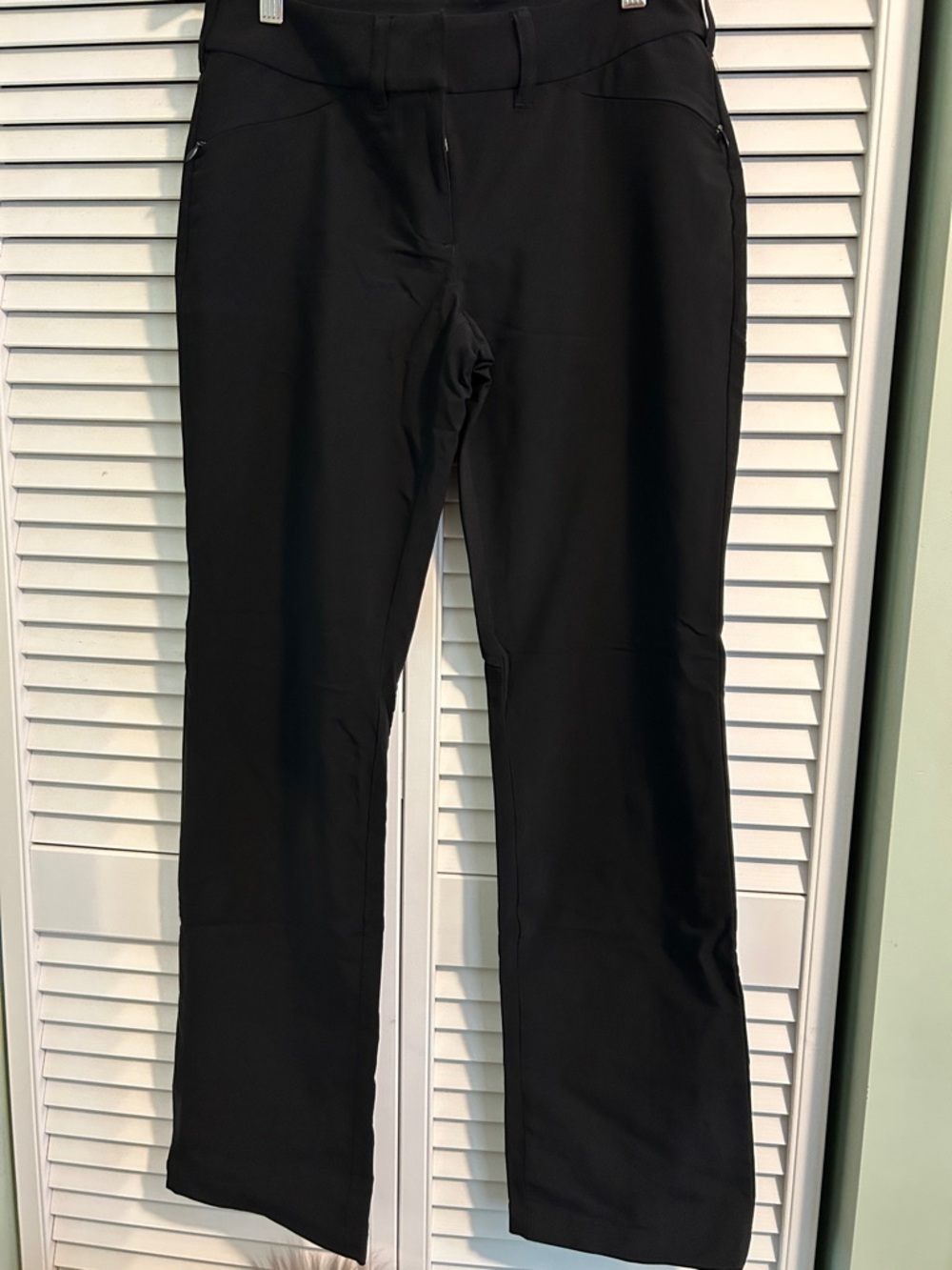 Lole Black Straight-Leg Stretch Pants Size 4